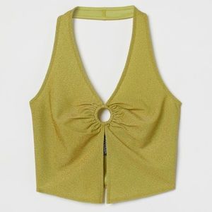 O Ring Halter Neck Top